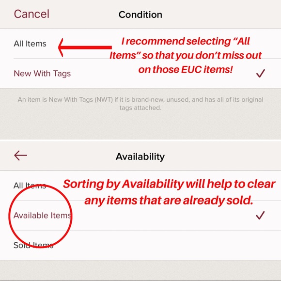 ALWAYS USE THE FILTER OPTION TO FIND WHAT YOU WANT - Picture 5 of 9